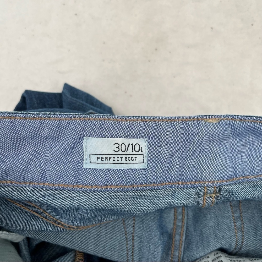 GAP Womens Perfect Boot Dark Denim Jeans size: 30/10 Long - Picture 6 of 8